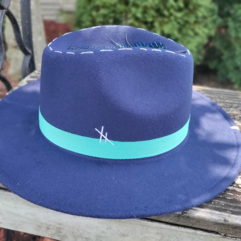 Blue Customized Fedora